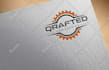 do modern real estate property construction logo design