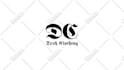 design a professional logo in old english calligraphic font