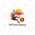 create unique colorful logo for your business
