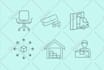 design awesome flat icon or web icon