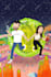 make rick and morty cartoon couple portrait