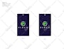 design hang tag or main label for clothing