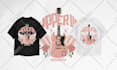 make merchandise design for band or musician