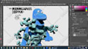 do color separation and halftone for silkscreen printing