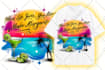 do 80s 90s airbrush graffiti design for logo and merchandise