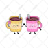 design cute kawaii cartoon design for merch and sticker