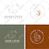 create hand drawn botanical boho modern logo for you