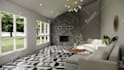 design and render house interior exterior with 3d mockup
