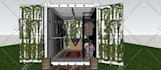 do quick interior exterior in sketchup with vray render