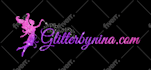 do glitter fairy,luxury,princess,feminine,castle, crown logo