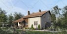 do 3d house model rendering design with sketchup d5 render