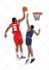 draw sport player illustration for magazine, poster, or book