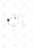 create a custom pet portrait in fine line art, jpg png svg