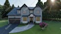 design facade realistic rendering house design draw front house
