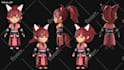design cute 3d character, mascot, animal, cartoon model for game and animation