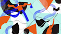 create colorful abstract wall art designs