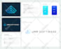 design sleek minimalist logo with brand style guides