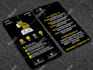 do iphone style business card