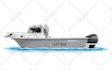 draw boat into vector art