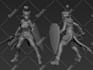 sculpt a 3d model and character for 3d printing