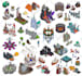 create event, tourist, and fantasy map illustration