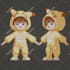 model 3d cute stylized character from your sketch