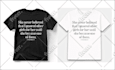 create minimalist typography and custom t shirt design