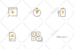design icon pictogram flat vector or hand drawn style