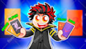 draw cartoon roblox thumbnail for youtuber