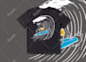 make awesome vintage design for surf and skate brand