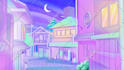 draw 2d anime style background, environment, game and animation
