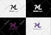 do a minimalist luxury elegant monogram and initial letter logo design