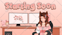 create lofi animated loop video, brb, starting soon, offline screen for stream