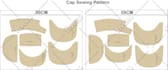 design a hat and cap tech pack, sewing pattern and 3d design