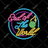 make 80s chrome retro vintage logo