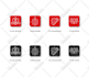 design illustrations icons set svg and vector