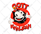 create vintage logo, character illustration and cartoon