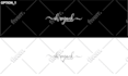design photography watermark or signature logo