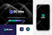 design saas startup, timeless software ai, tech software, crypto, agency logo