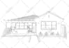 make a detailed building line drawing