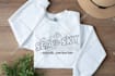 create trendy preppy brushstroke tshirt design  perfect for personal, pod, etsy