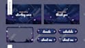 create cute animated twitch and kick stream overlay designs