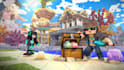 create cinematic minecraft wallpaper art and 3d renders