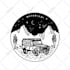 create monoline vintage retro,logo design and tshirt design
