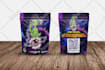 design eye catching cannabis pouch, custom weed mylar bag and packaging
