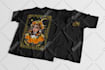 create dark merch and apparel designs for bands and brands