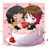 created ych strawberry cup and bathtube couples