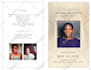 design magazine style obituary funeral program in 1hr