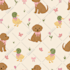 create kids, baby seamless pattern