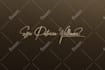 do modern luxury handwritten signature logo design
